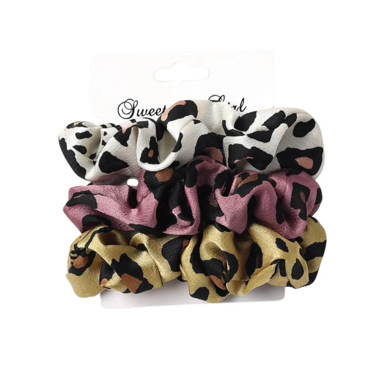 Multi Colored Cheetah Set Of 3 Scrunchies sold by Zulily