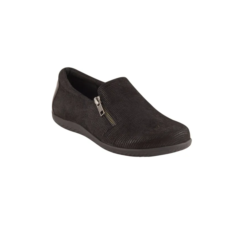 David Tate Bend Leather Flat sold by Zulily