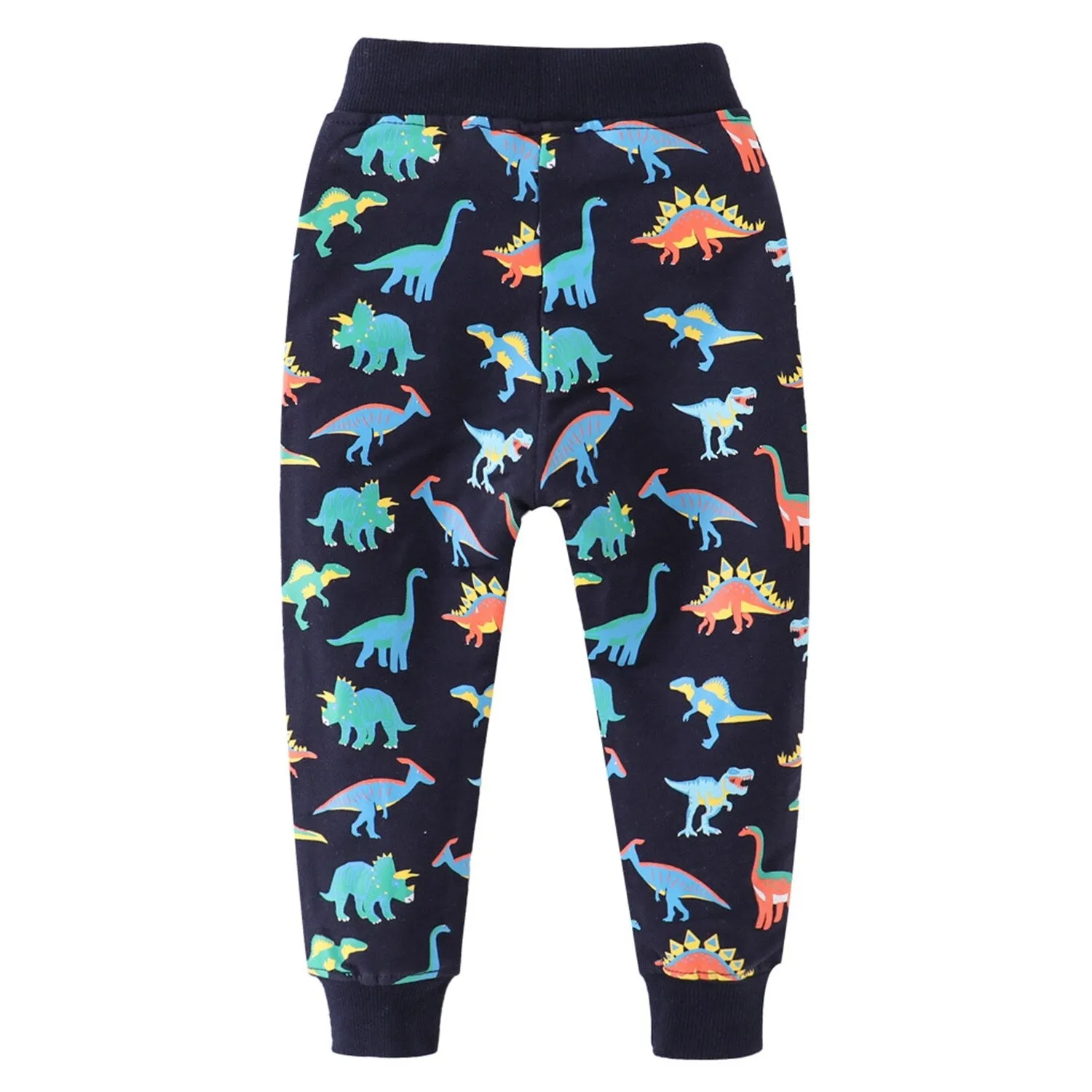 Dark Navy Dinosaur Sweatpants sold by Zulily product image thumbnail 2