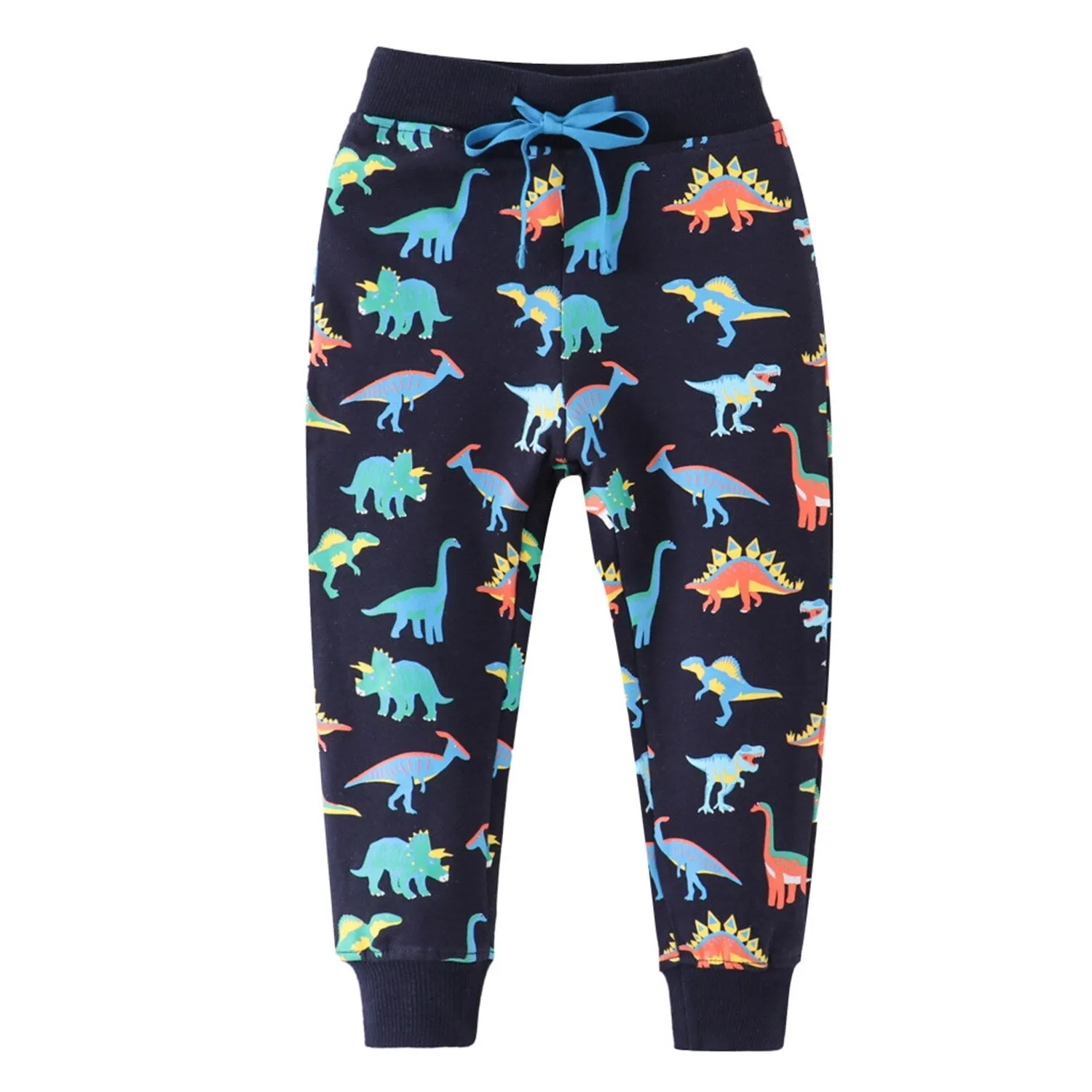 Dark Navy Dinosaur Sweatpants sold by Zulily