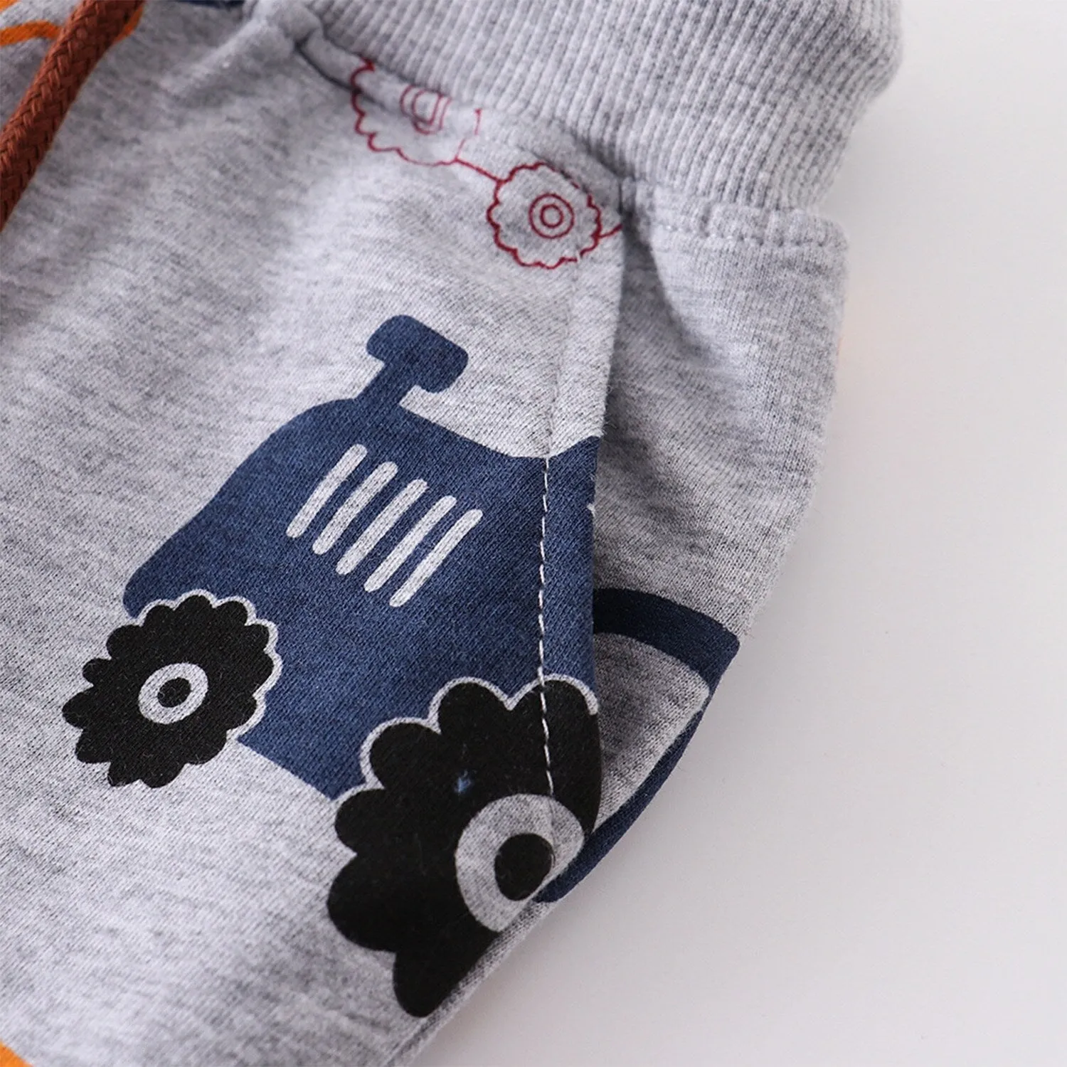 Grey & Multi Color Engineering Vehicle Sweatpants sold by Zulily product image thumbnail 3