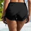 Black Drawstring-Side Swim Shorts sold by Zulily
