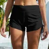 Black Drawstring-Side Swim Shorts sold by Zulily