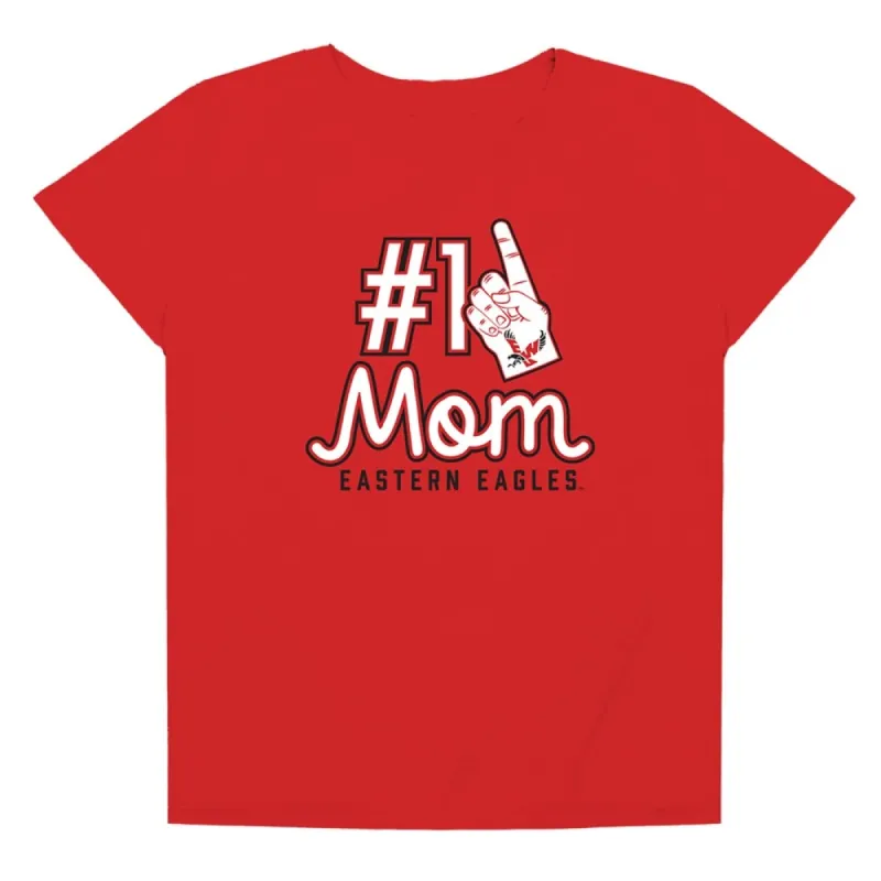 Eastern Washington University Eagles 1 Mom Women's Loose T Shirt, Red sold by Zulily