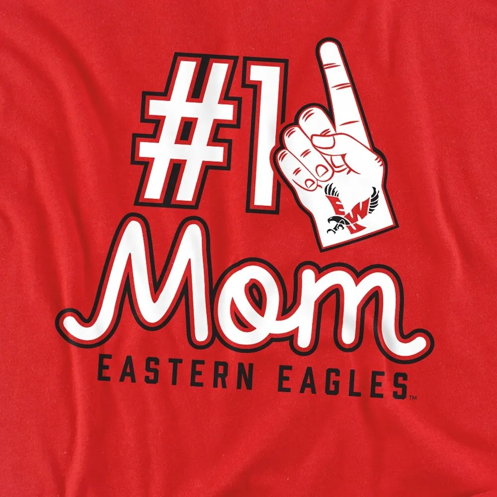 Eastern Washington University Eagles 1 Mom Women's Loose T Shirt, Red sold by Zulily product image thumbnail 5