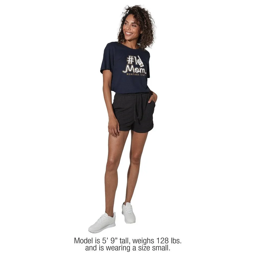 Montana State University Bobcats 1 Mom Women's Loose T Shirt, Navy sold by Zulily product image thumbnail 4