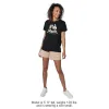 University of Colorado Buffaloes 1 Mom Mom Women's Loose T Shirt,Black sold by Zulily