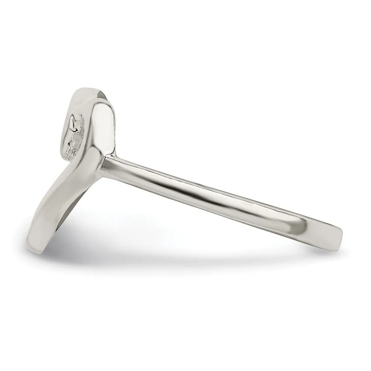 Curata 925 Sterling Silver Solid Polished Heart Ring sold by Zulily product image thumbnail 3