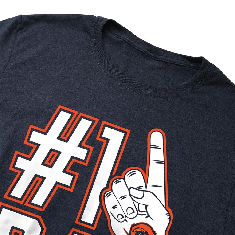 University Of Virginia Cavaliers 1 Dad Unisex Adult Heathered Premium T Shirt, Navy sold by Zulily product image thumbnail 4