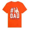 Clemson University Tigers 1 Dad Unisex Adult Premium T Shirt, Orange sold by Zulily