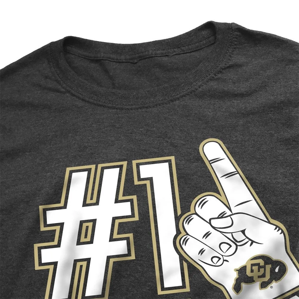 University of Colorado Buffaloes 1 Dad Unisex Adult Premium T Shirt,Charcoal sold by Zulily product image thumbnail 4