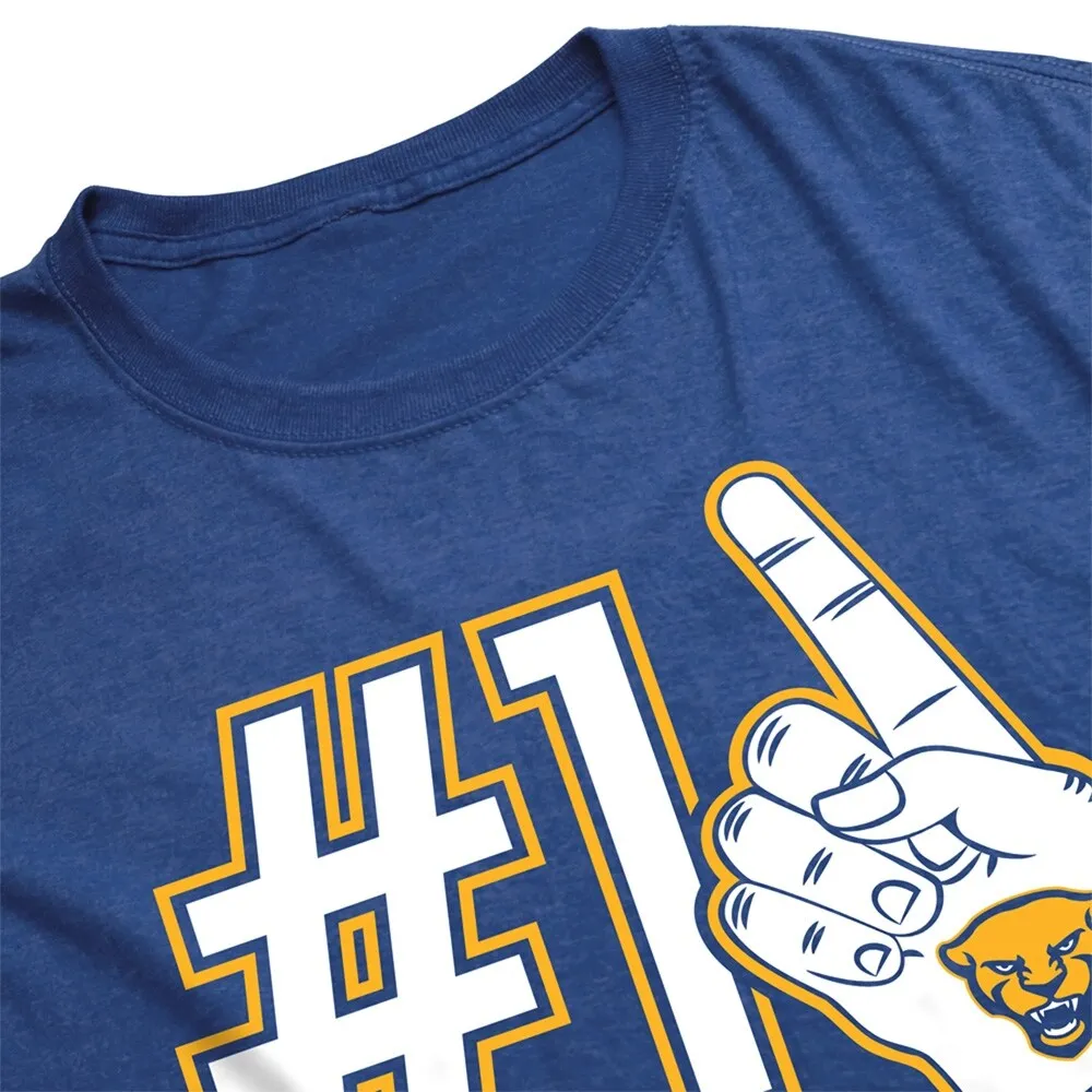 University Of Pittsburgh Panthers 1 Dad Unisex Adult Heathered Premium T Shirt, Royal sold by Zulily product image thumbnail 5