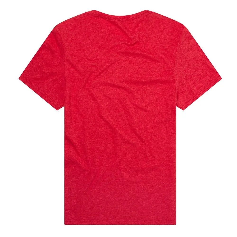 University Of Nebraska Huskers 1 Dad Unisex Adult Heathered Premium T Shirt, Red sold by Zulily product image thumbnail 3