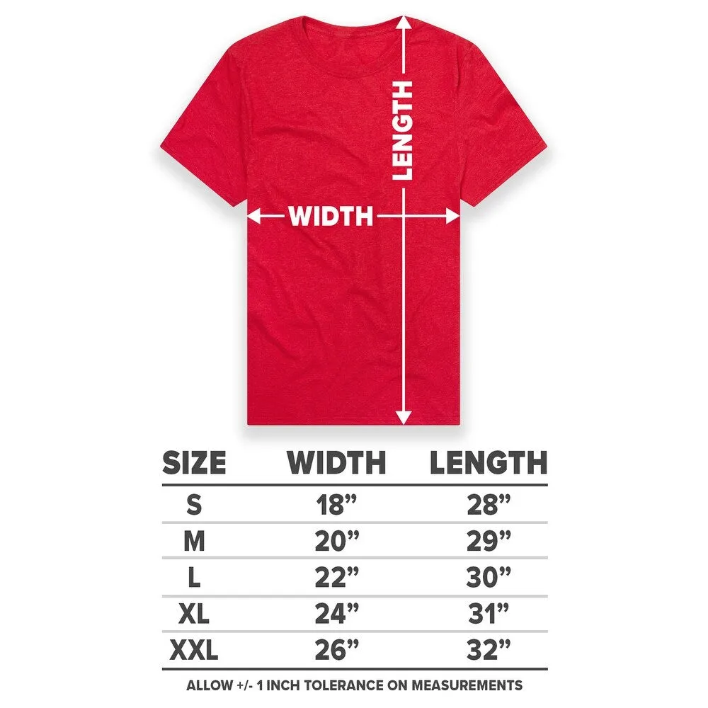 University Of Nebraska Huskers 1 Dad Unisex Adult Heathered Premium T Shirt, Red sold by Zulily product image thumbnail 5