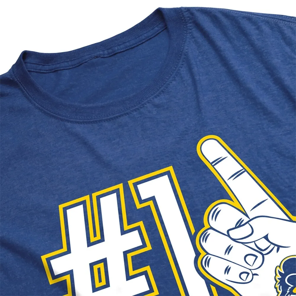 University Of Delaware Blue Hens 1 Dad Unisex Adult Heathered Premium T Shirt, Royal sold by Zulily product image thumbnail 5