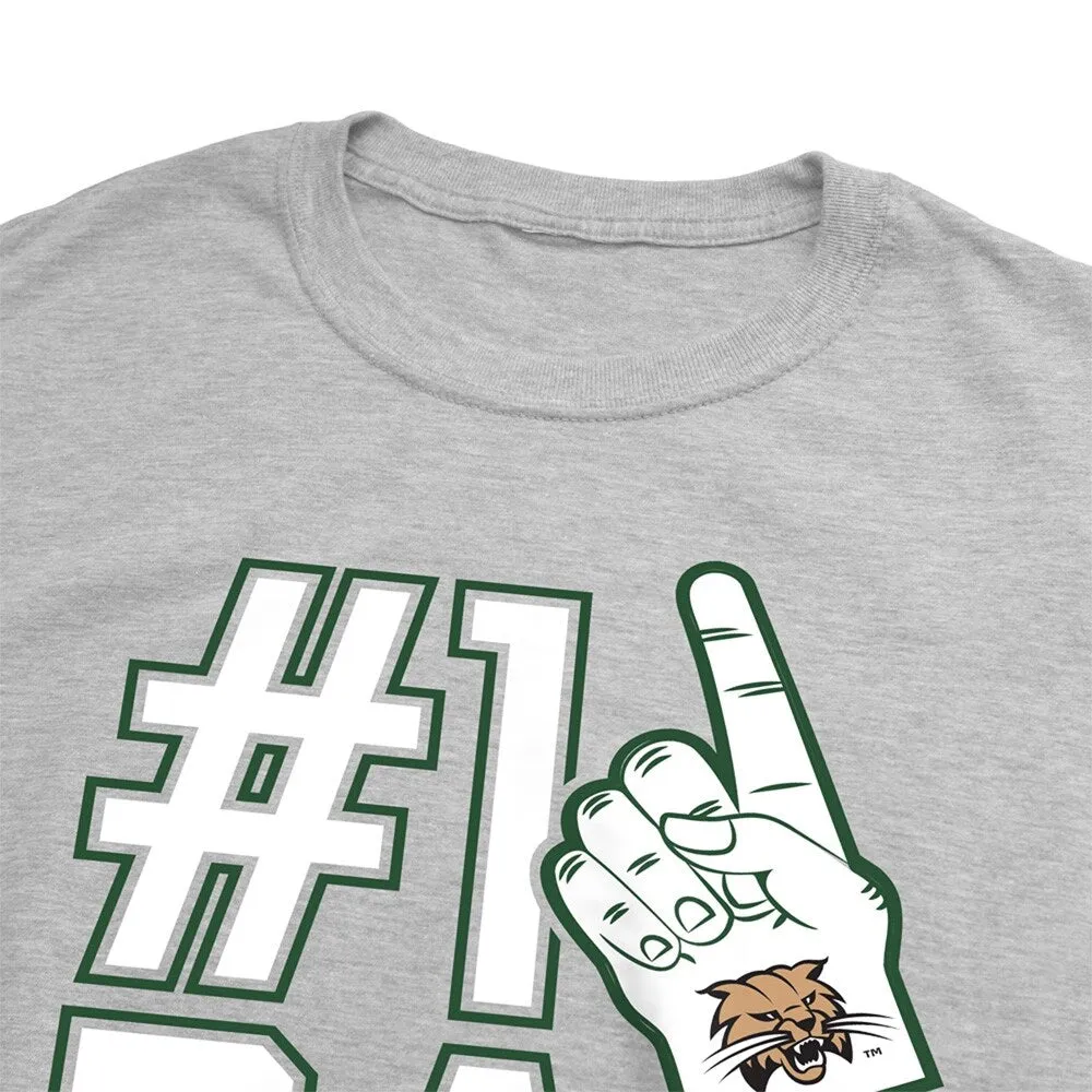 Ohio University Bobcats 1 Dad Unisex Adult Heathered Premium T Shirt, Athletic Heather sold by Zulily product image thumbnail 2