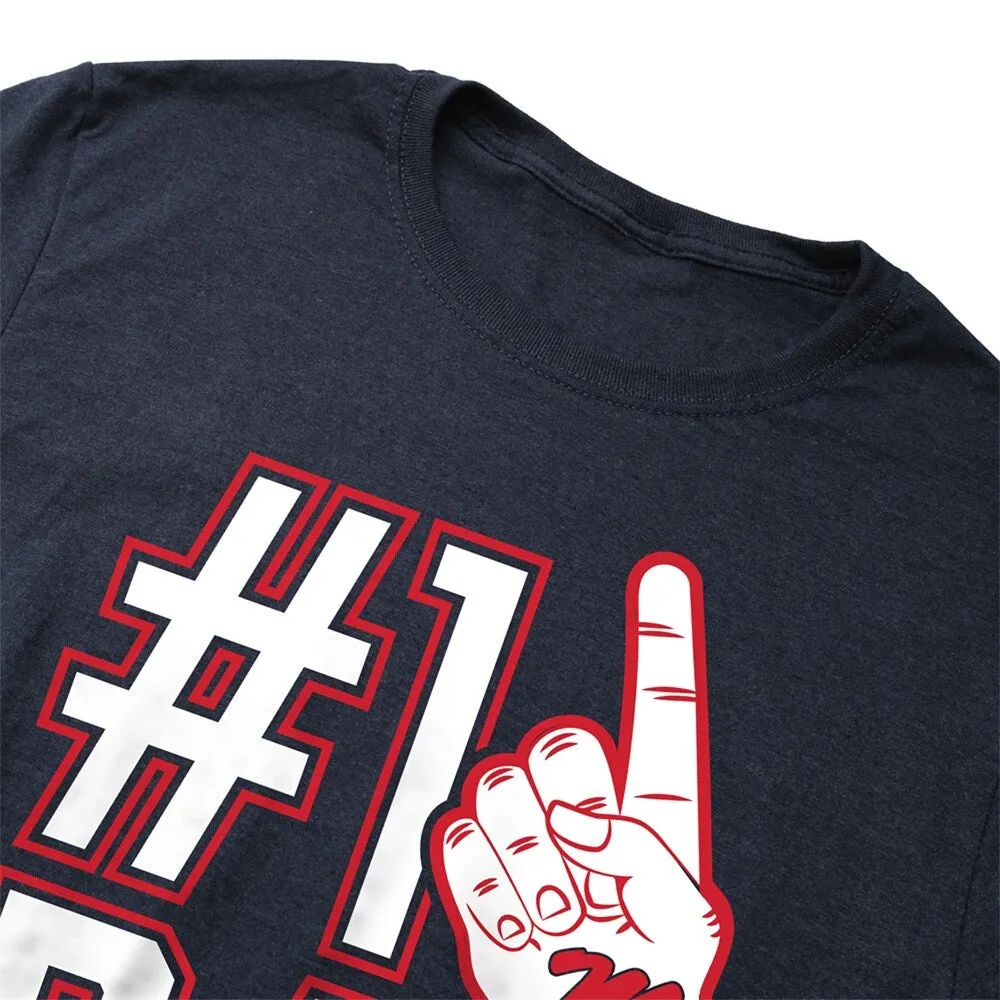 University Of Mississippi Ole Miss Rebels 1 Dad Unisex Adult Heathered Premium T Shirt, Navy sold by Zulily product image thumbnail 2