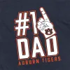 Auburn University Tigers 1 Dad Unisex Adult Heathered Premium T Shirt, Navy sold by Zulily