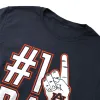 Auburn University Tigers 1 Dad Unisex Adult Heathered Premium T Shirt, Navy sold by Zulily