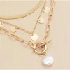 Imitation Pearl Goldtone Layered Necklace - Gold sold by Zulily
