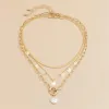 Imitation Pearl Goldtone Layered Necklace - Gold sold by Zulily