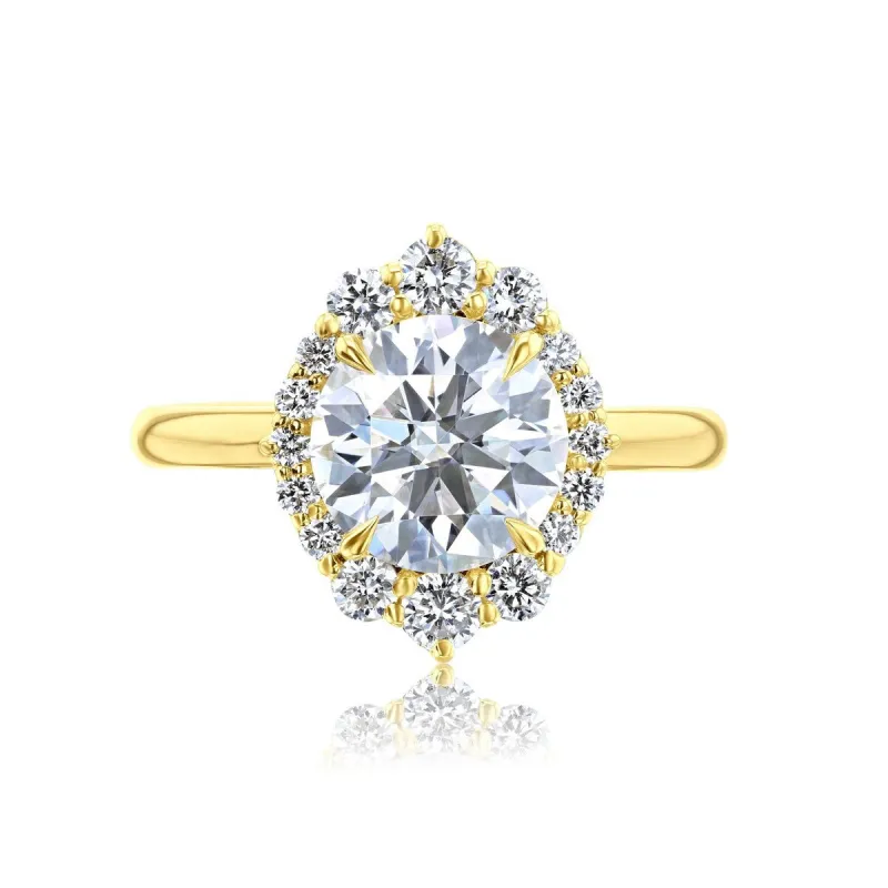 Annello by Kobelli 14k Gold Forever One Raphaela Engagement Ring (DEF/VS, DEF/VS) sold by Zulily