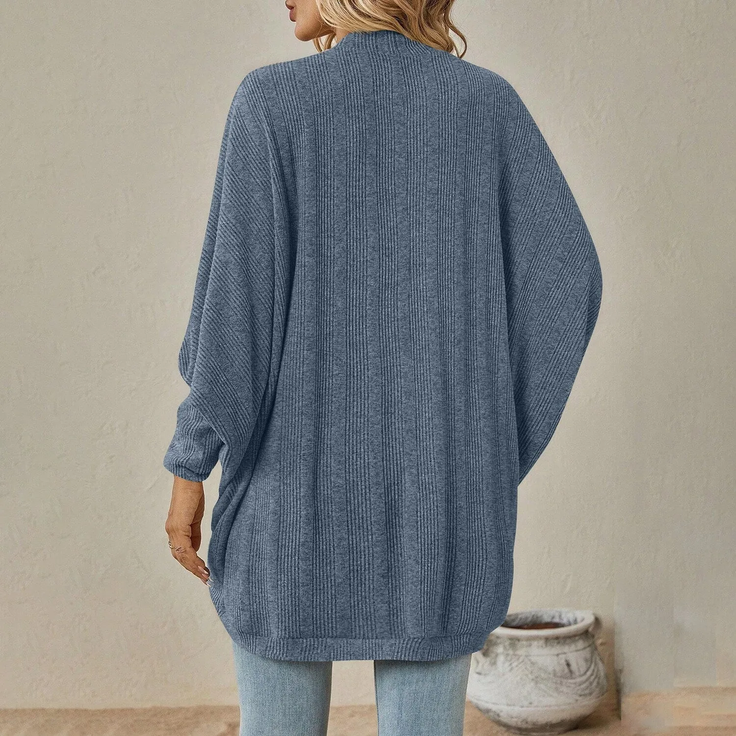 Blue Dolman Sleeve Cardigan sold by Zulily product image thumbnail 2