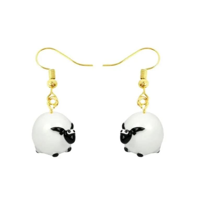 White Sheep Drop Earrings sold by Zulily