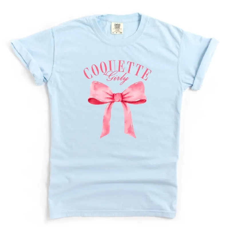 Coquette Girly Garment Dyed Tee sold by Zulily