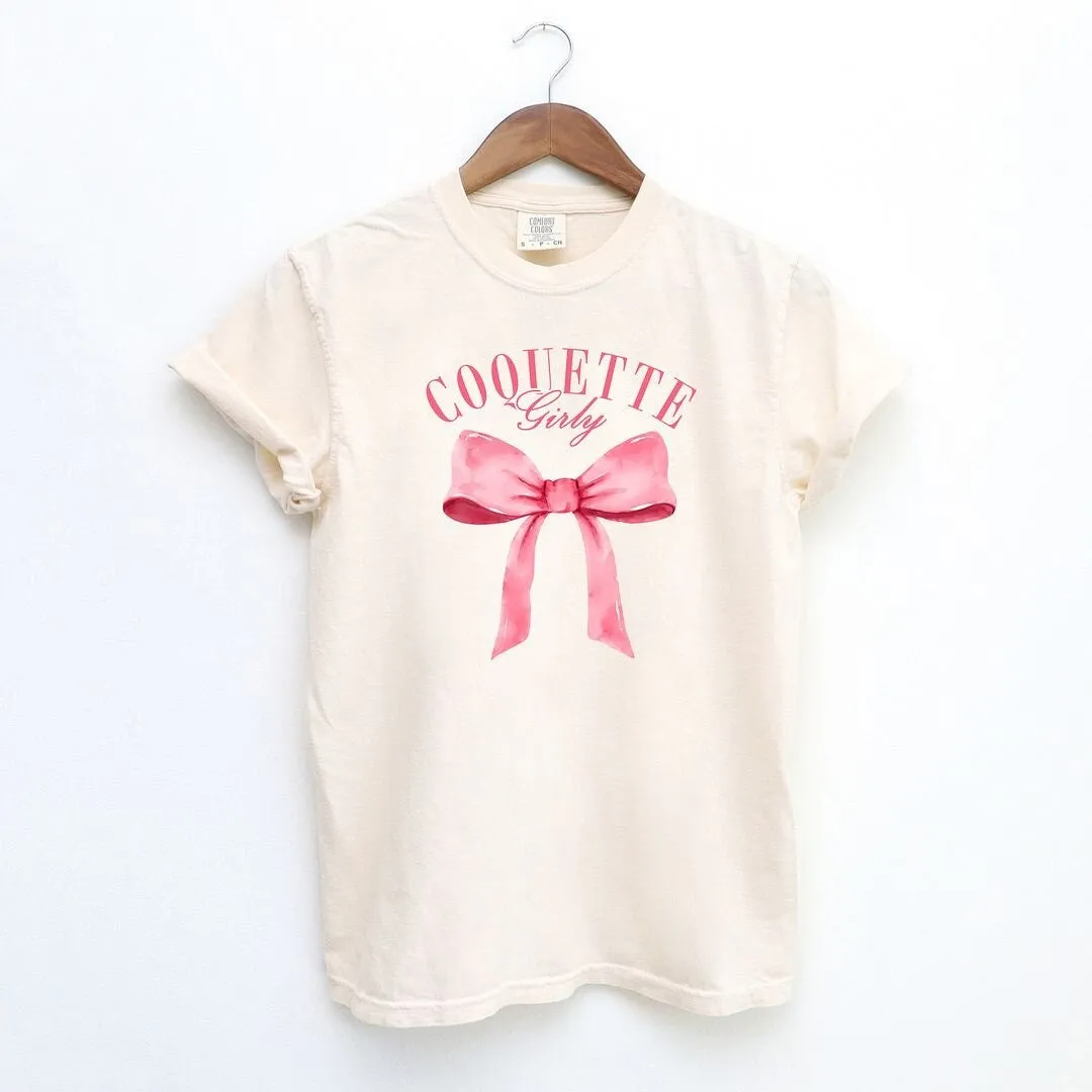 Coquette Girly Garment Dyed Tee sold by Zulily