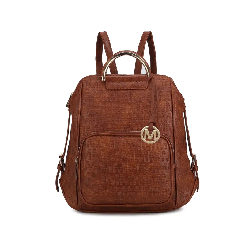 Mkfcollection Torra Signature Backpack Vegan Leather Designer Handbag sold by Zulily