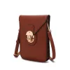 Mkfcollection Havana Phone Crossbody Bag Vegan Leather Designer Handbag sold by Zulily