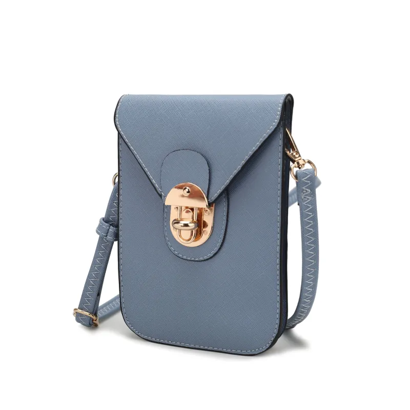 Mkfcollection Havana Phone Crossbody Bag Vegan Leather Designer Handbag sold by Zulily