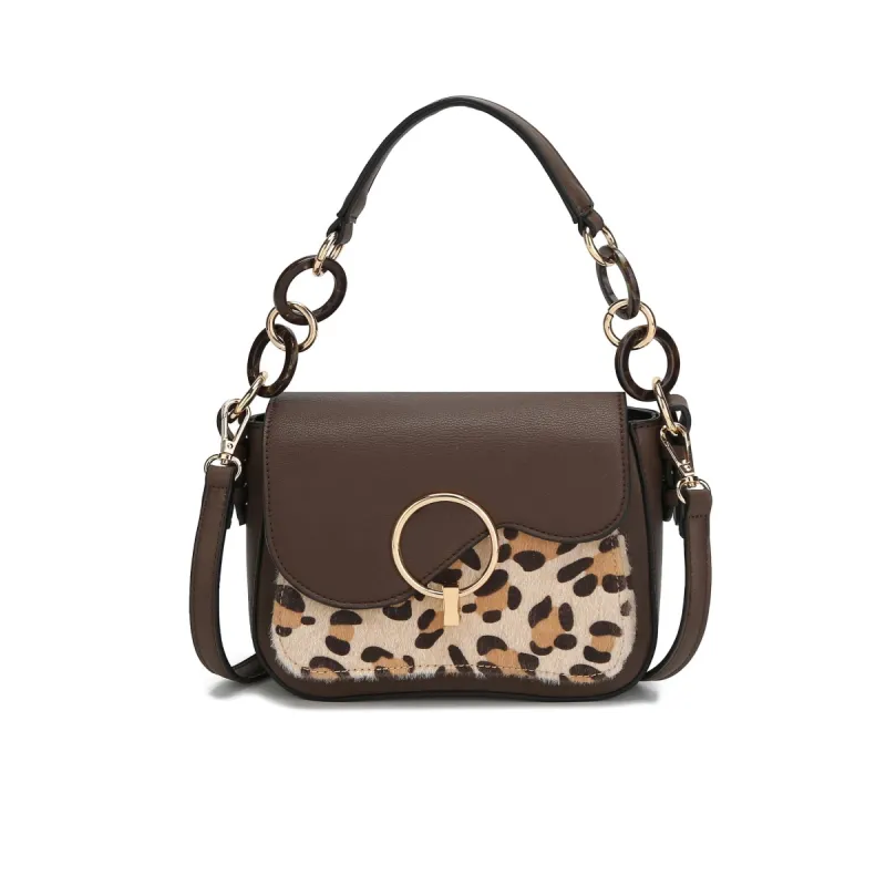 Mkfcollection Serena Crossbody Bag Vegan Leather Designer Handbag sold by Zulily