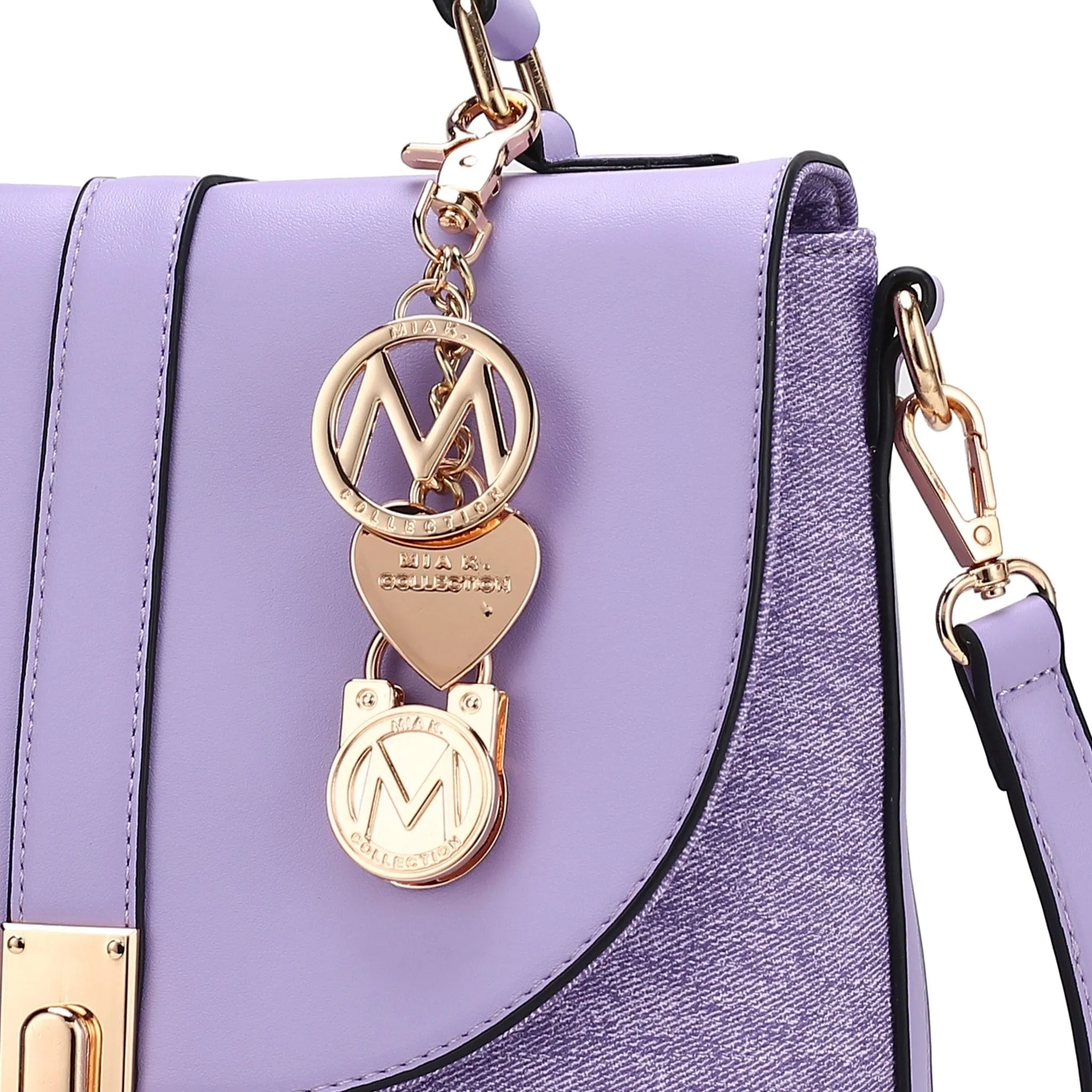 Mkfcollection Maren Shoulder Bag Vegan Leather Designer Handbag sold by Zulily product image thumbnail 5