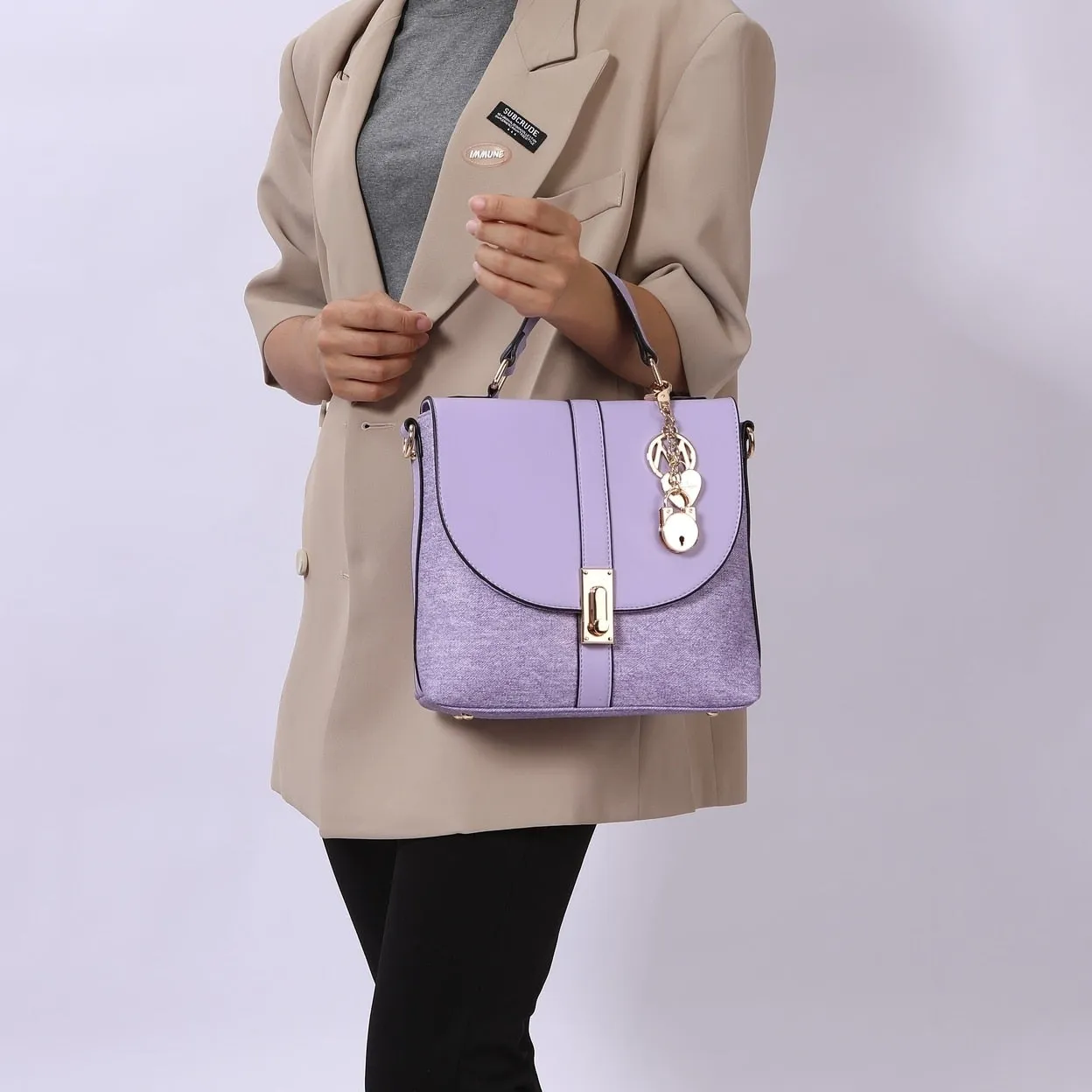 Mkfcollection Maren Shoulder Bag Vegan Leather Designer Handbag sold by Zulily product image thumbnail 2