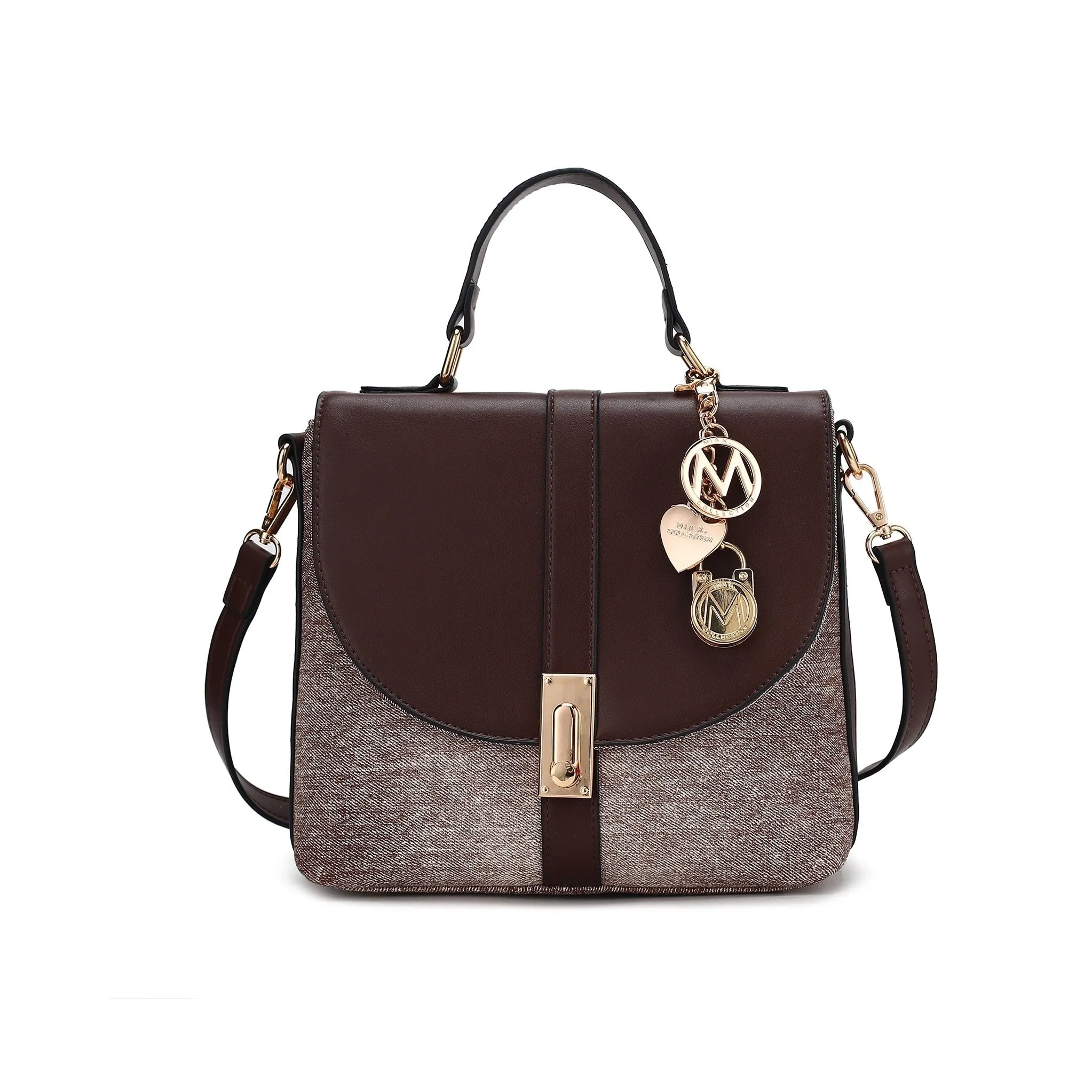 Mkfcollection Maren Shoulder Bag Vegan Leather Designer Handbag sold by Zulily