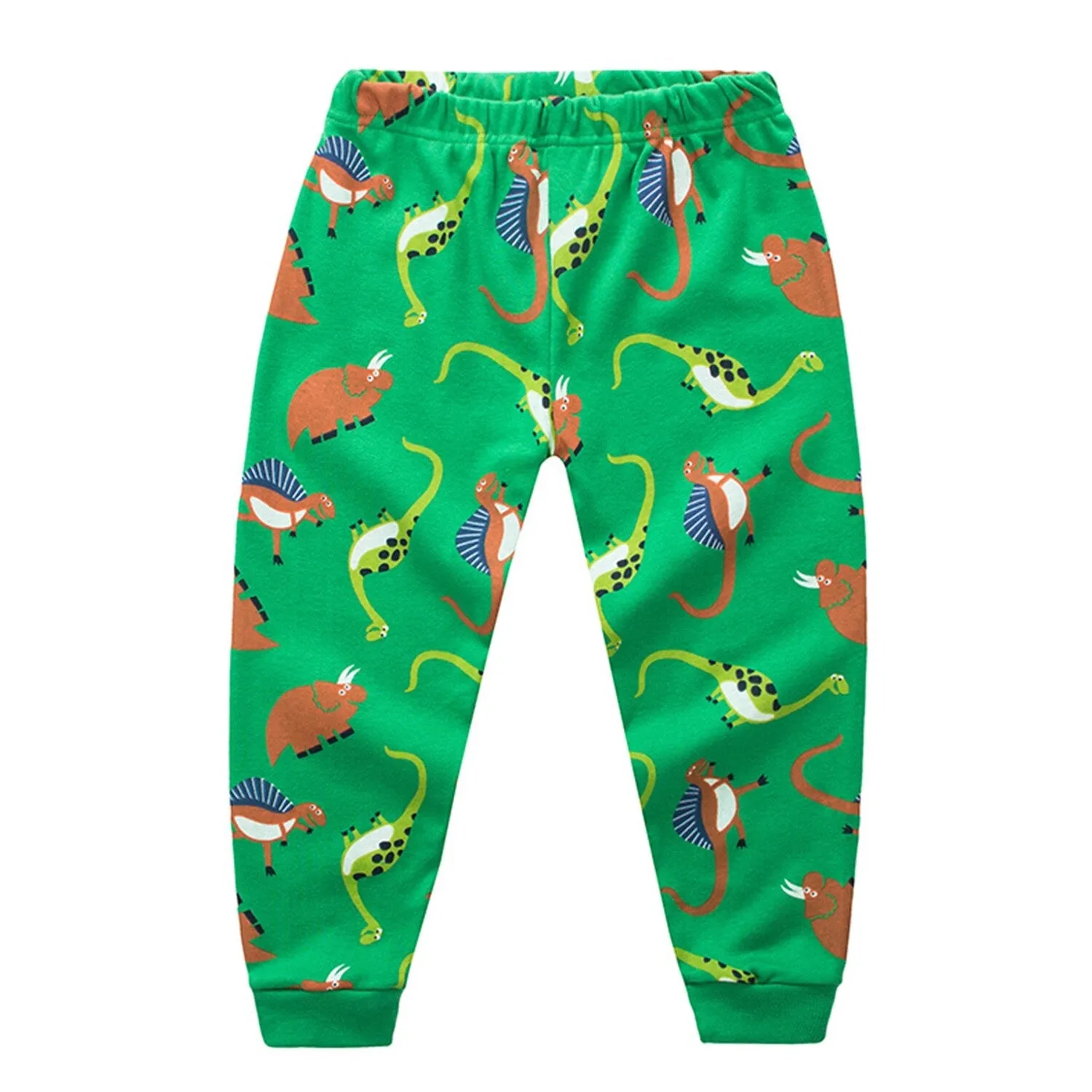 Green Dinosaur Round Neck Loungewear Suit sold by Zulily product image thumbnail 4