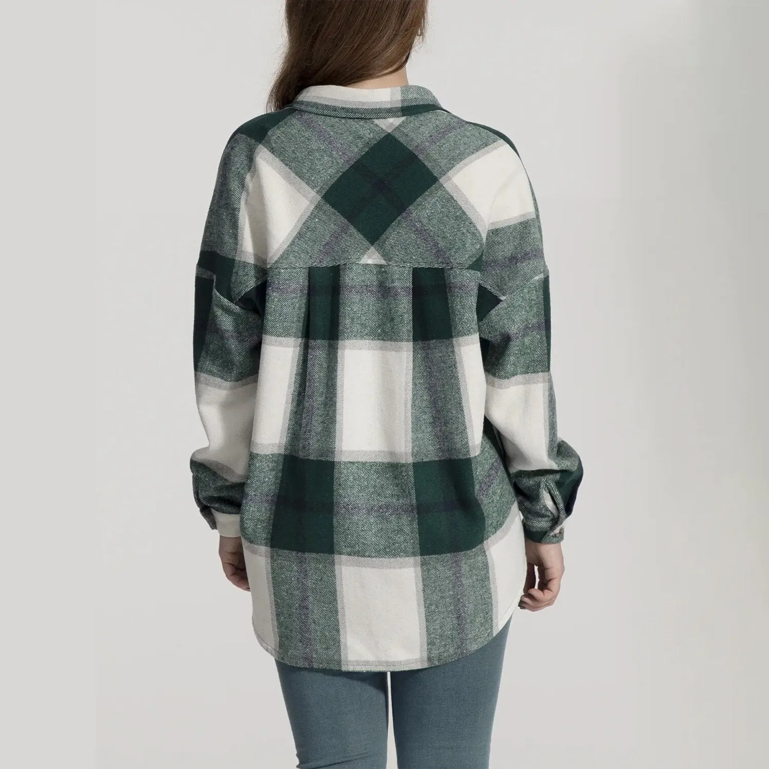Green Tartan Button Shirt sold by Zulily product image thumbnail 2