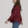 Red Button Shirt sold by Zulily