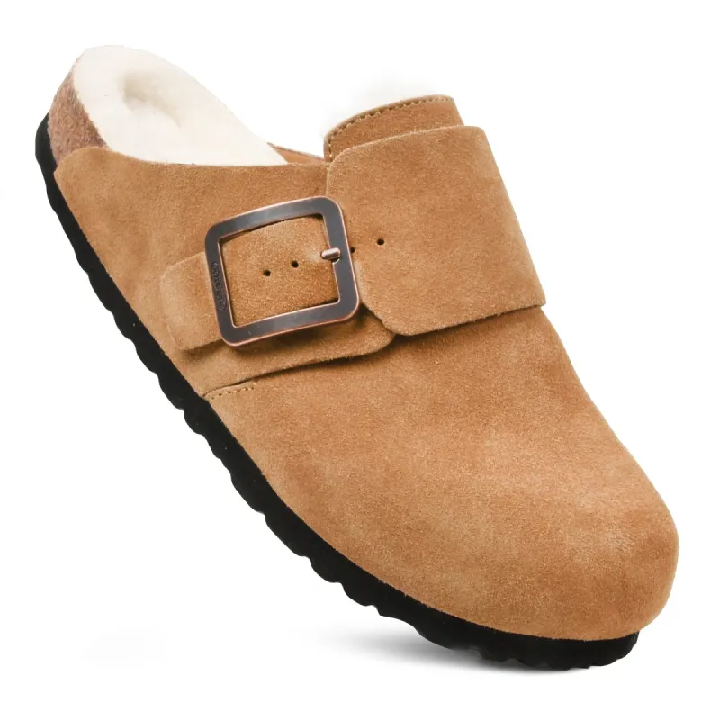 Aerothotic - Atlas Genuine Leather Clogs for Women with Arch Support sold by Zulily