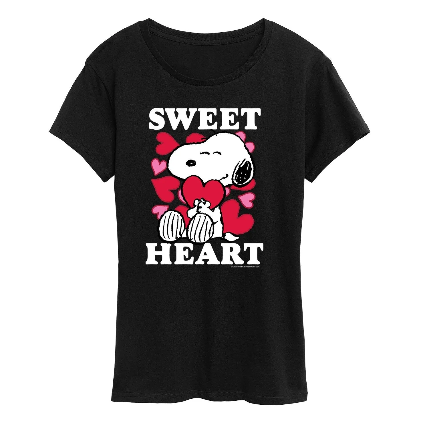 Women's Peanuts Sweetheart Short Sleeve Tee sold by Zulily