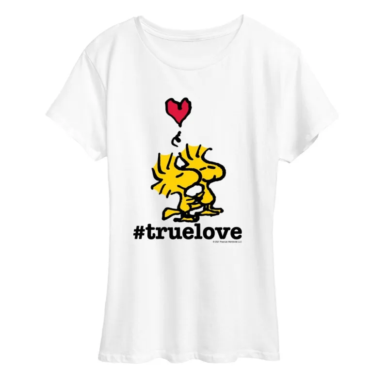 Women's Peanuts TrueLove Woodstock Short Sleeve Tee sold by Zulily