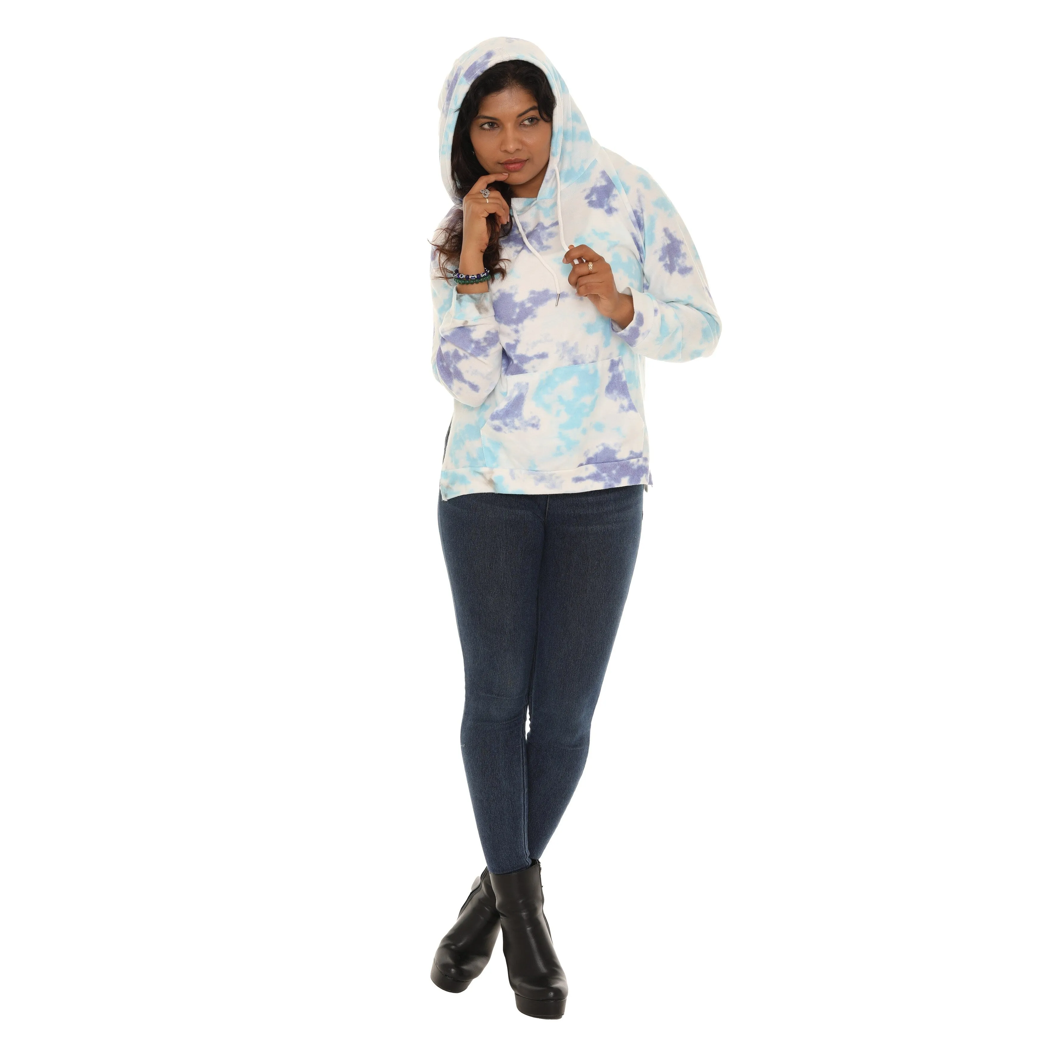 Tie-Dye Kangaroo-Pocket Hoodie sold by Zulily product image thumbnail 4