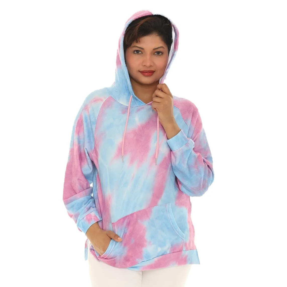 Tie-Dye Kangaroo-Pocket Hoodie sold by Zulily