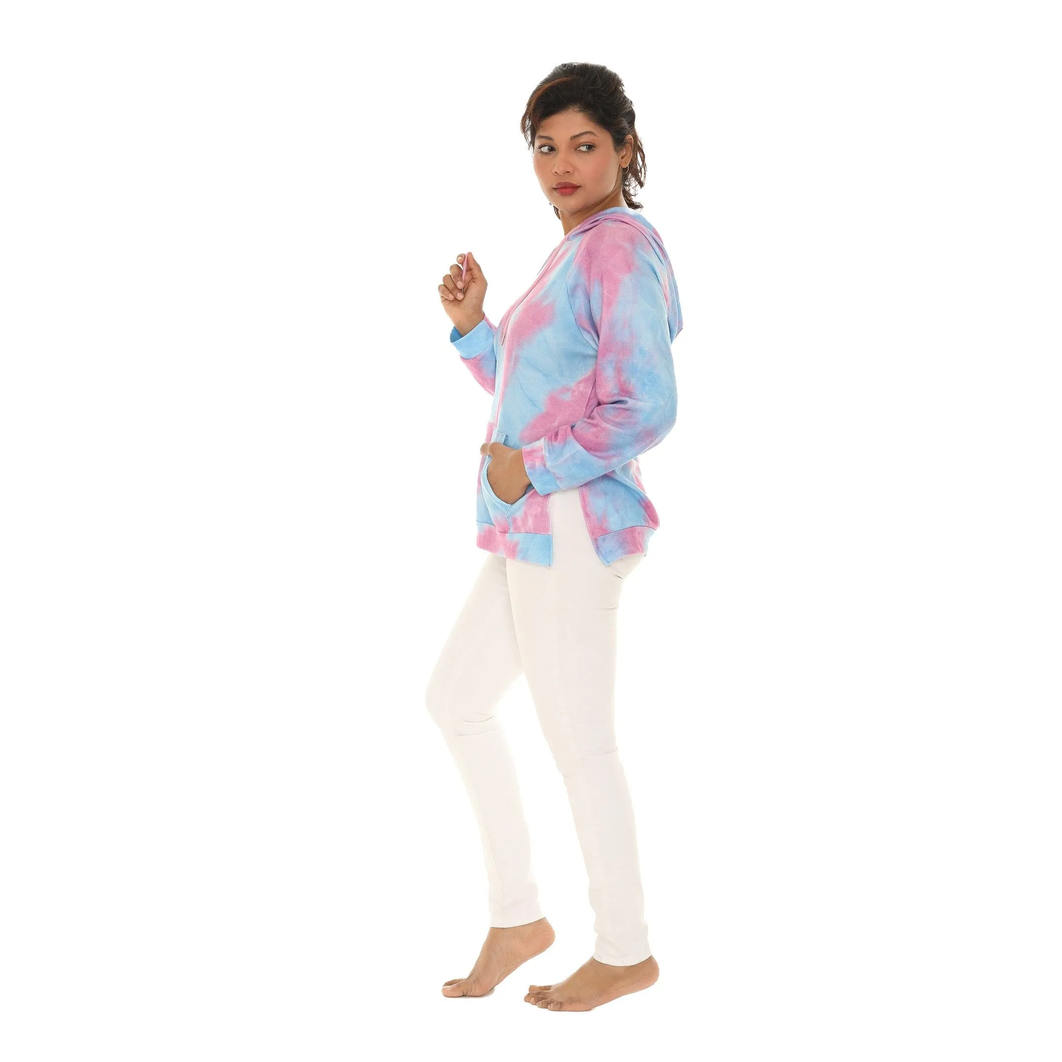 Tie-Dye Kangaroo-Pocket Hoodie sold by Zulily product image thumbnail 3