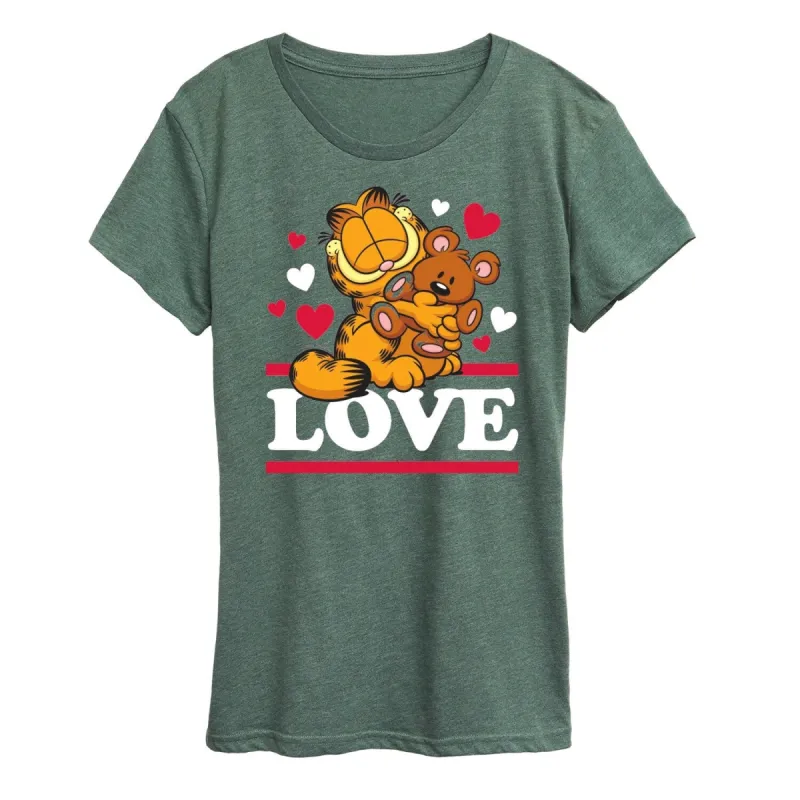 Women's Garfield Love Garfield Short Sleeve Tee sold by Zulily