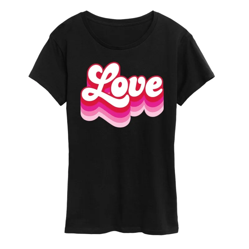 Women's Retro Love Short Sleeve Tee sold by Zulily