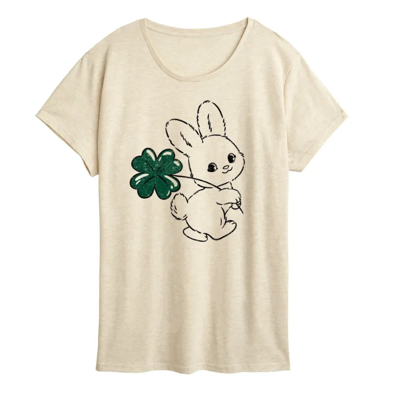 Women's Bunny Clover Short Sleeve Tee sold by Zulily