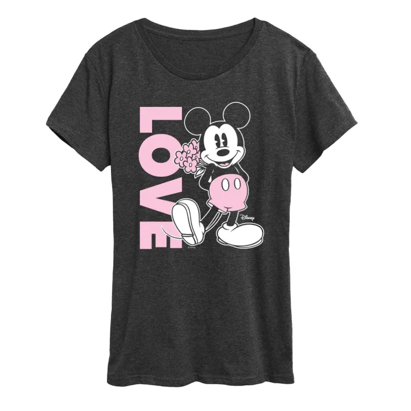 Women's Disney Mickey Love Short Sleeve Tee sold by Zulily